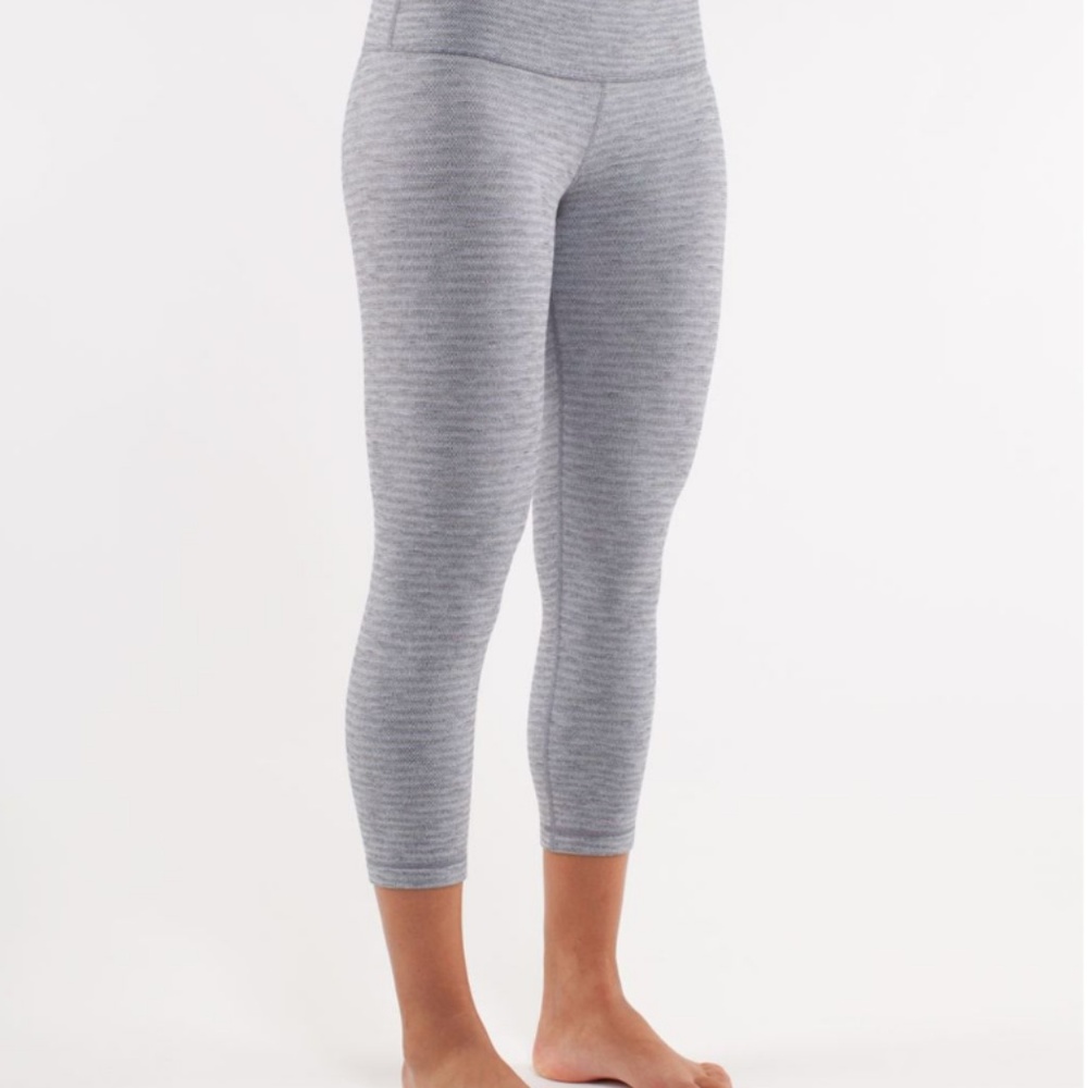 Lululemon Wunder Under Crop *Pique